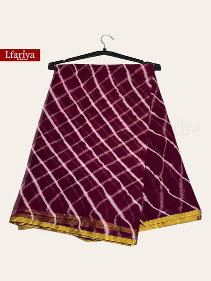 Chiffon Leheriya Light Weight Saree | Rajasthani Saree – Lfariya Fashion
