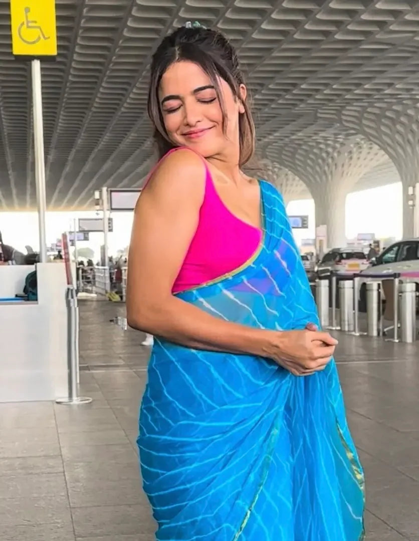 Chiffon Leheriya Light Weight Saree | Rajasthani Saree – Lfariya Fashion
