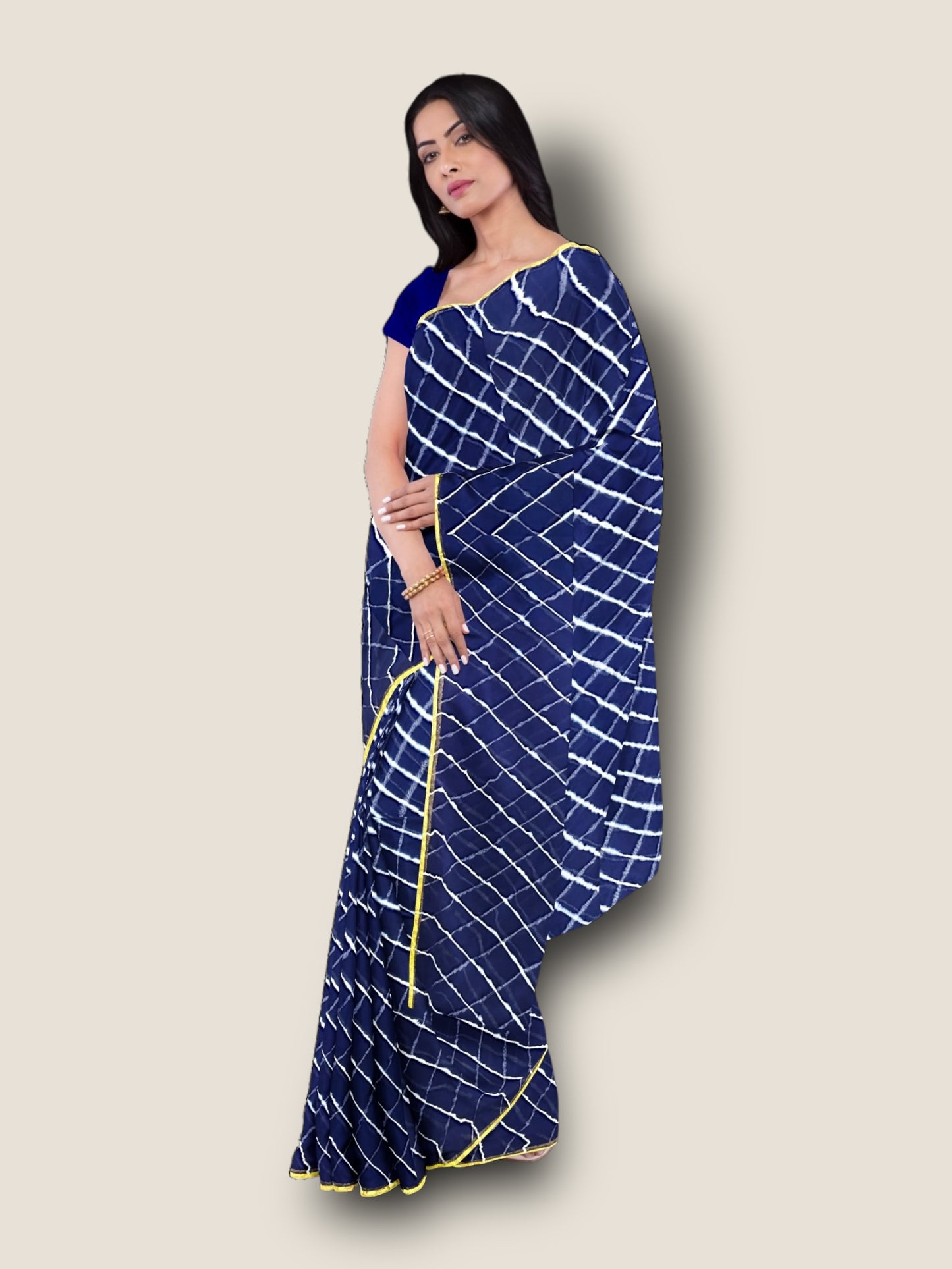 Chiffon Leheriya Light Weight Saree | Rajasthani Saree – Lfariya Fashion