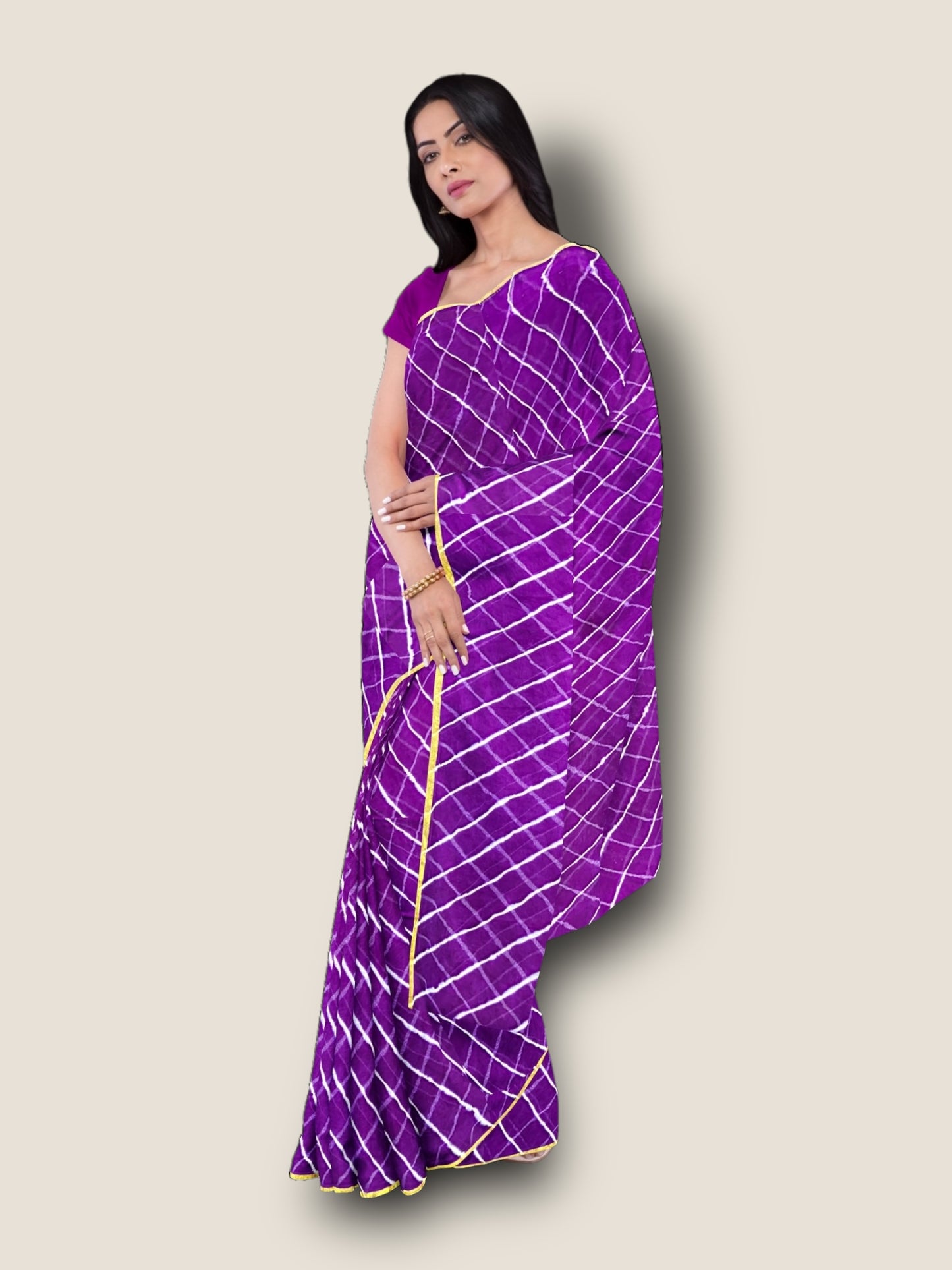 Chiffon Leheriya Light Weight Saree | Rajasthani Saree – Lfariya Fashion