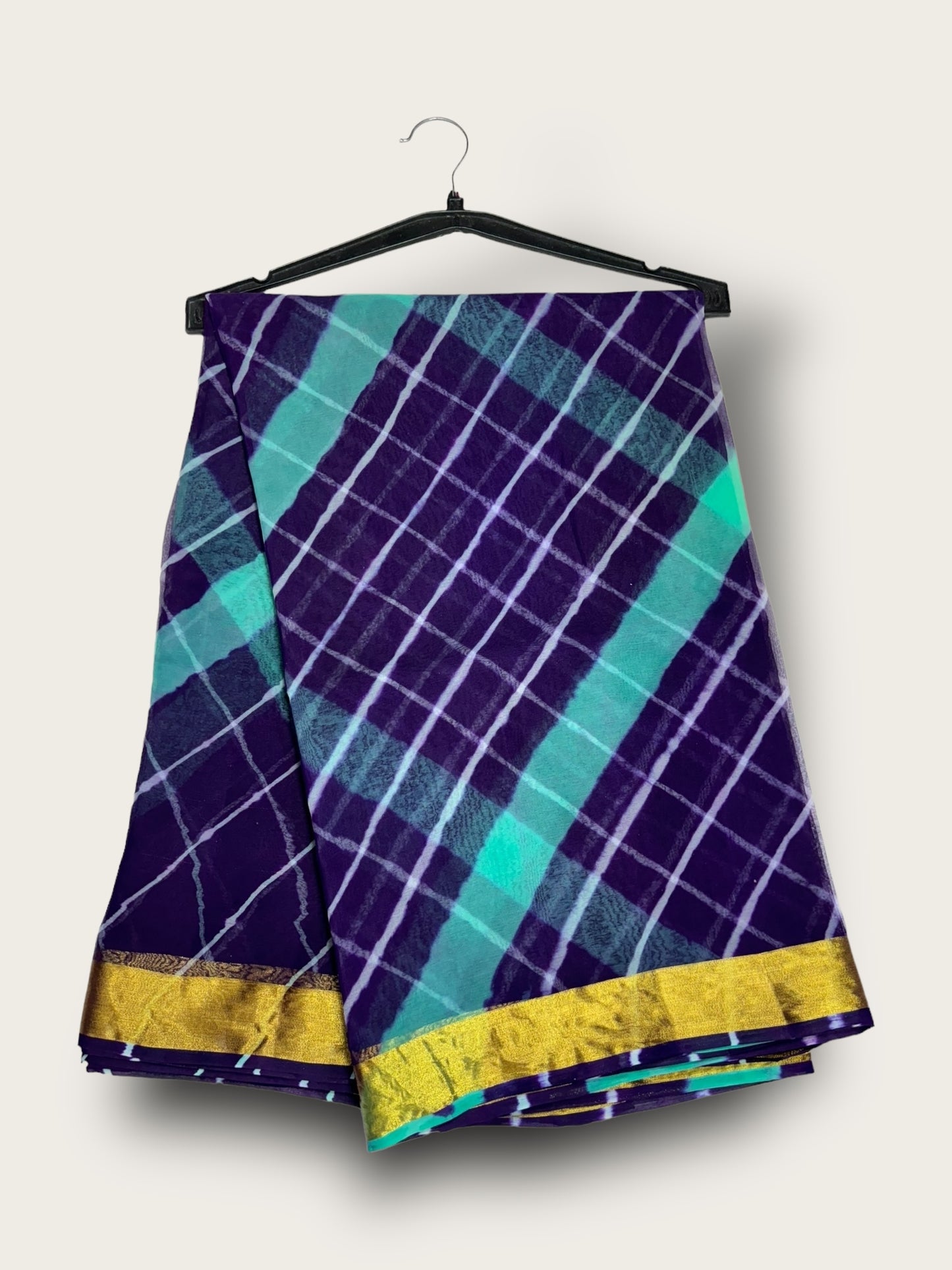 Chiffon Leheriya Two Color Saree | Lightweight Rajasthani Saree – Lfariya Fashion