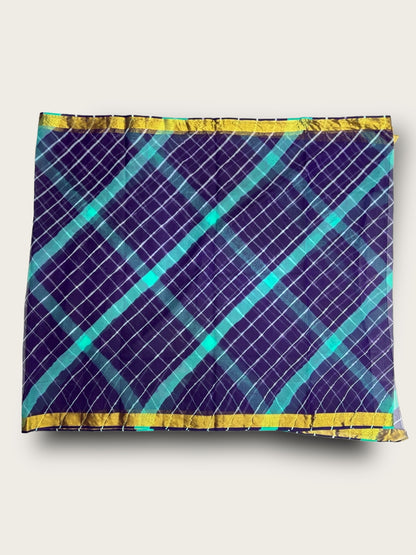 Chiffon Leheriya Two Color Saree | Lightweight Rajasthani Saree – Lfariya Fashion